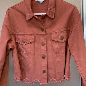 Distressed Jean Jacket